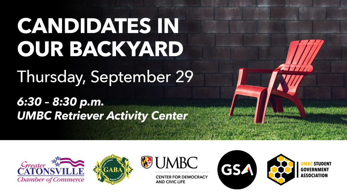 Candidates are in our backyard September 29.